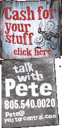 cash for your stuff sign talk to Pete sign